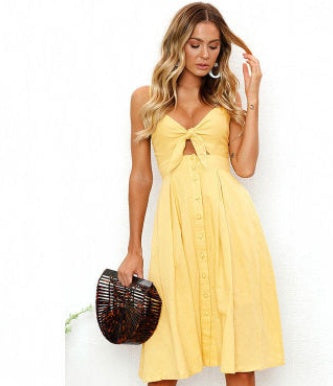 Robe longue femme — Dos nu sans manches