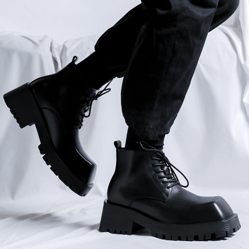 Chaussures derby homme semelle épaisse