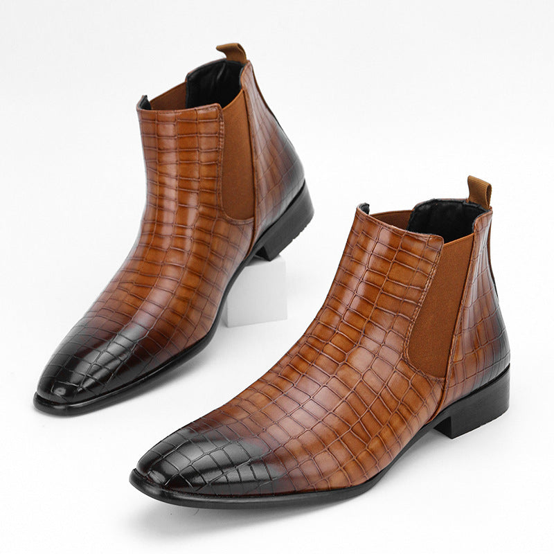 Bottines homme style britannique casual