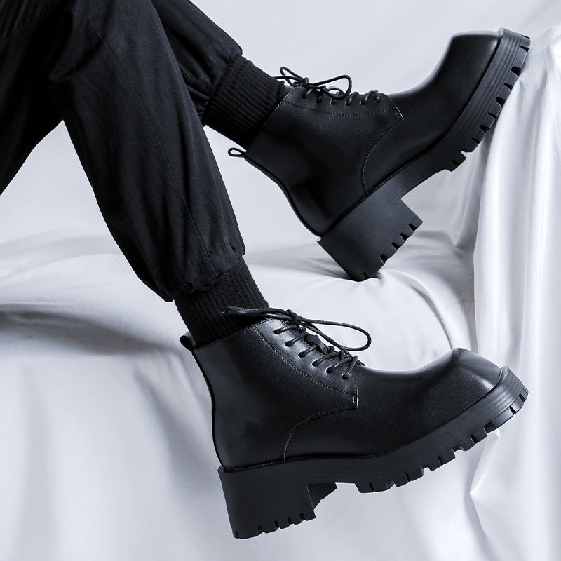 Chaussures derby homme semelle épaisse
